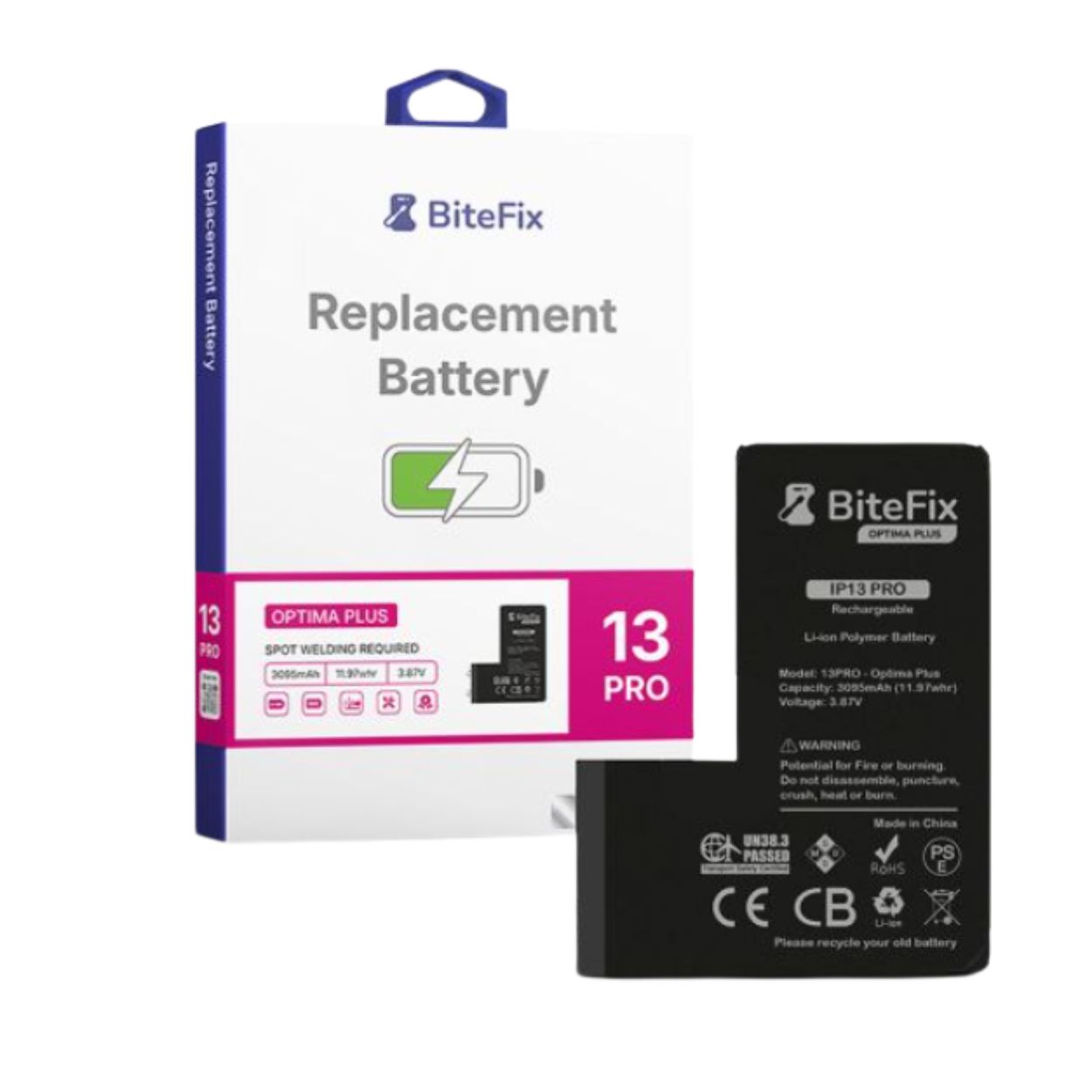 Batería Bitefix 13 Pro Optima Plus