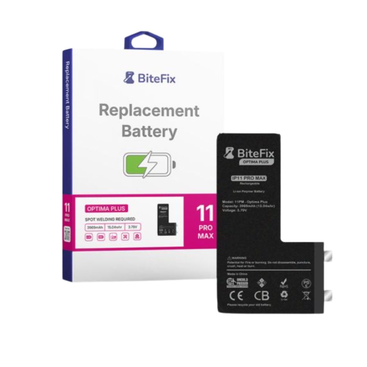 Bateria BiteFix iPhone 11 Pro Max Optima Plus