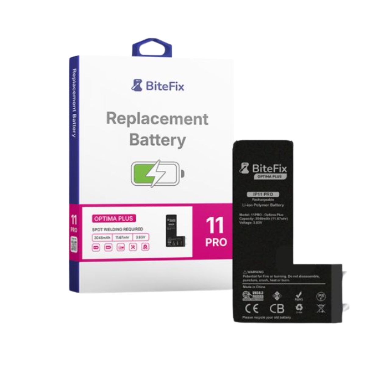 Bateria BiteFix iPhone 11 Pro Optima Plus