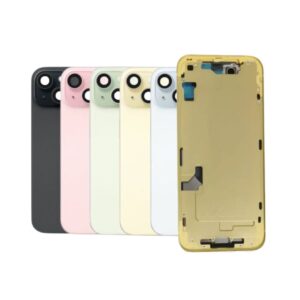 Carcasa Trasera Para iPhone 15 E-Sim Chasis Logo