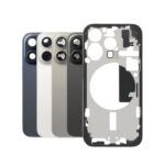 Carcasa Trasera Para iPhone 15 Pro E-sim Chasis Logo