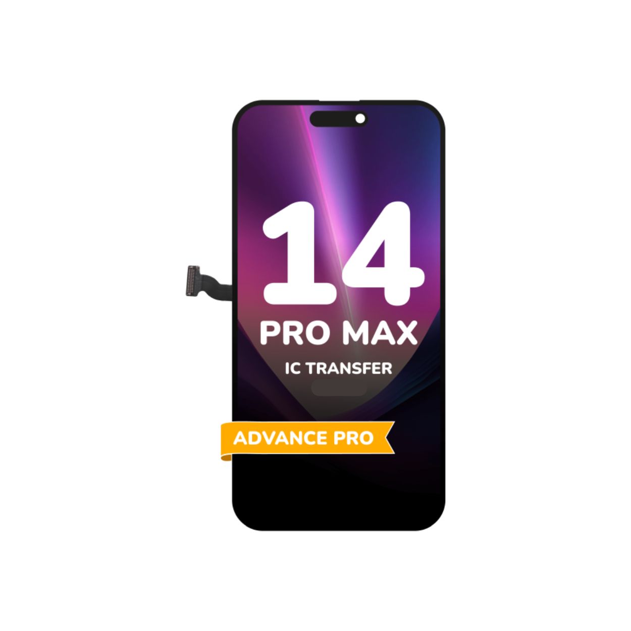 pantalla 14 pro max hard oled advance