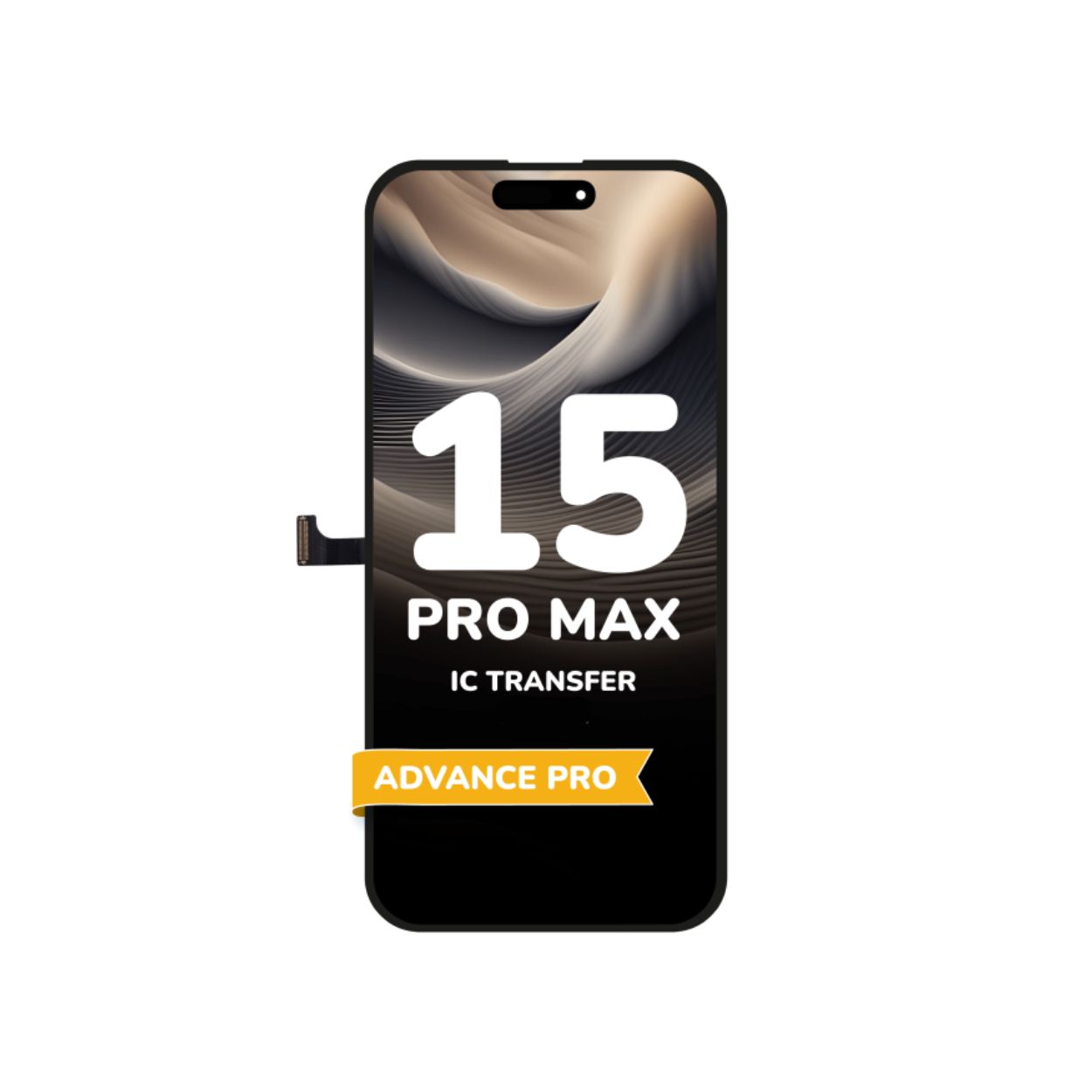 pantalla 15 pro max hard oled advance